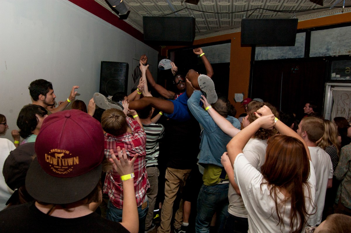 Crowd at Trunk Space